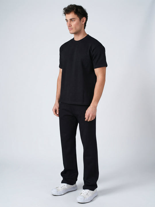 Ensemble Homme Premium T-Shirt & Pantalon - Noir