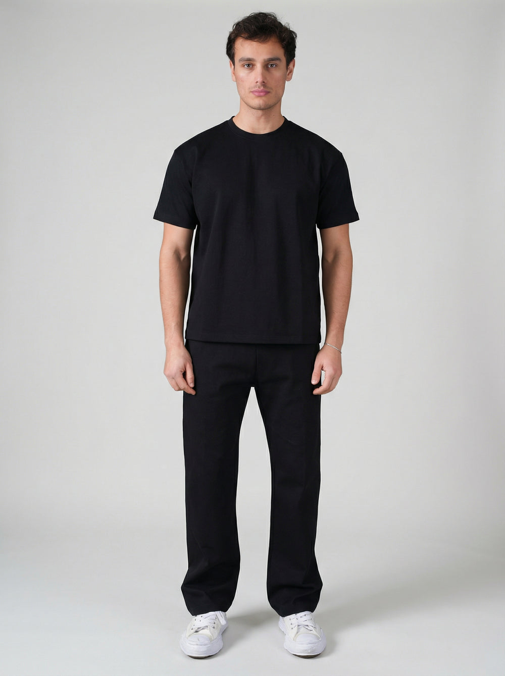 Ensemble Homme Premium T-Shirt & Pantalon - Noir