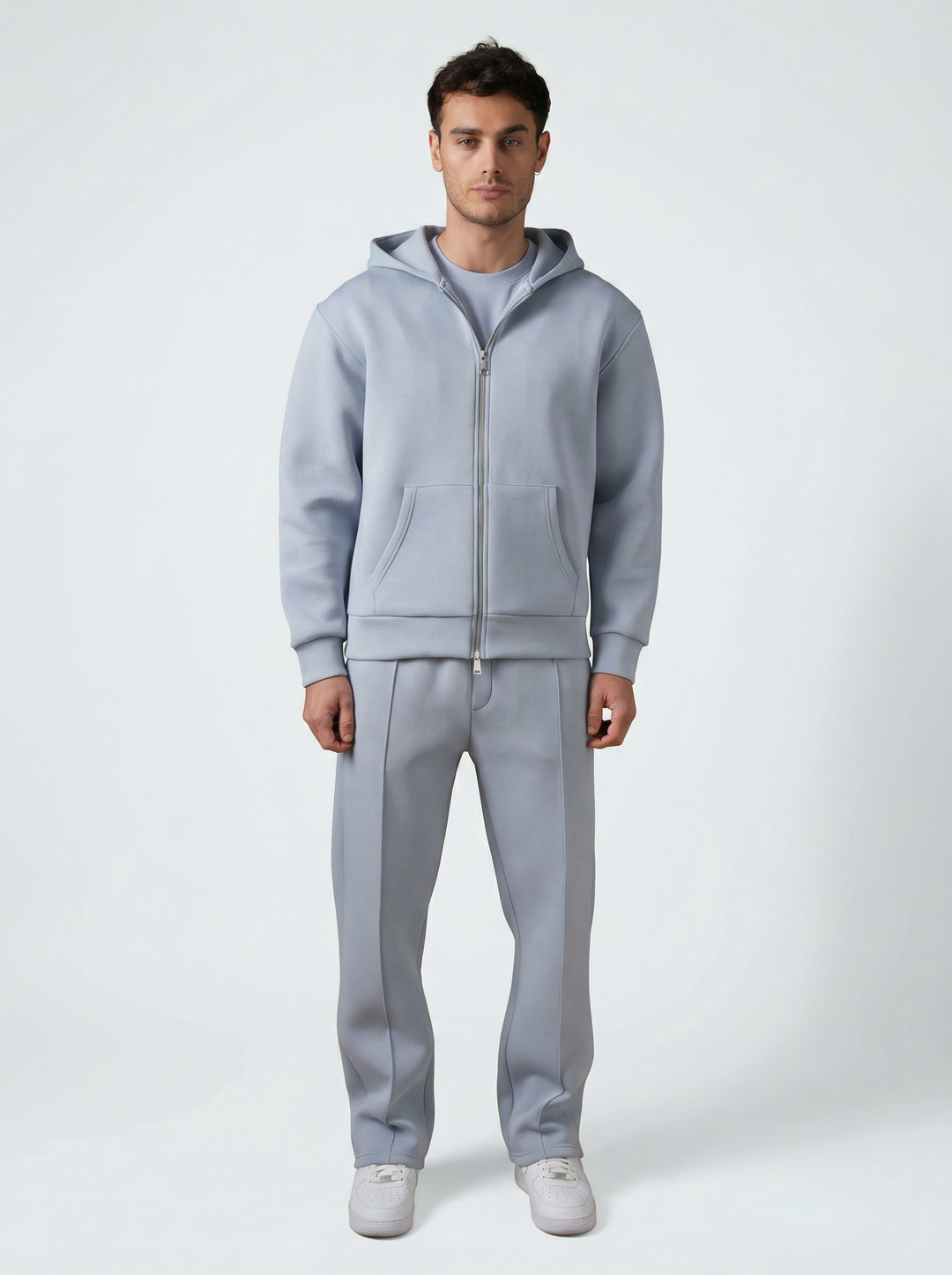 Ensemble chill Zippé - Bleu Ciel