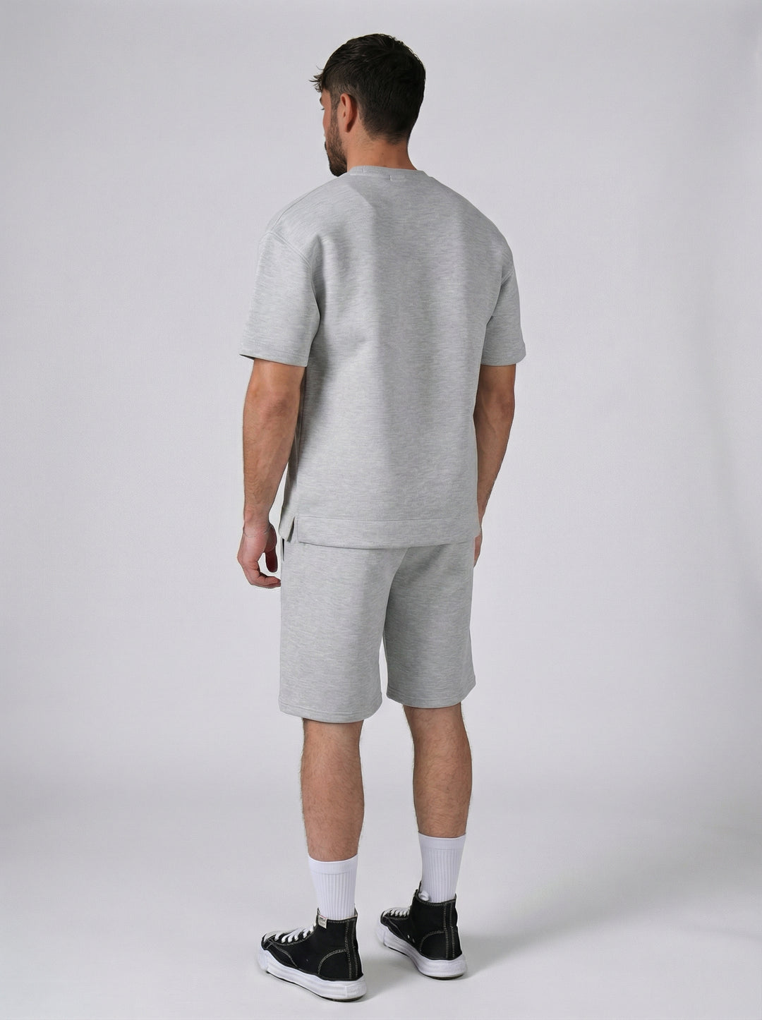Ensemble Homme T-Shirt et Short Premium - Gris