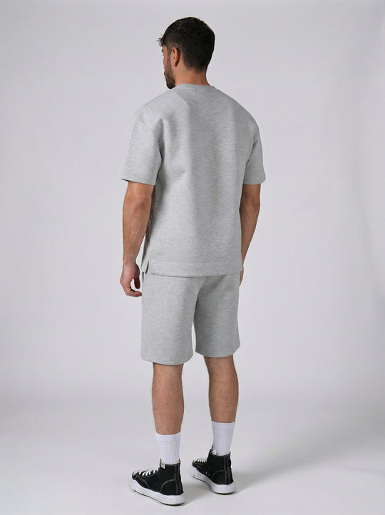 Ensemble Homme T-Shirt et Short Premium - Gris