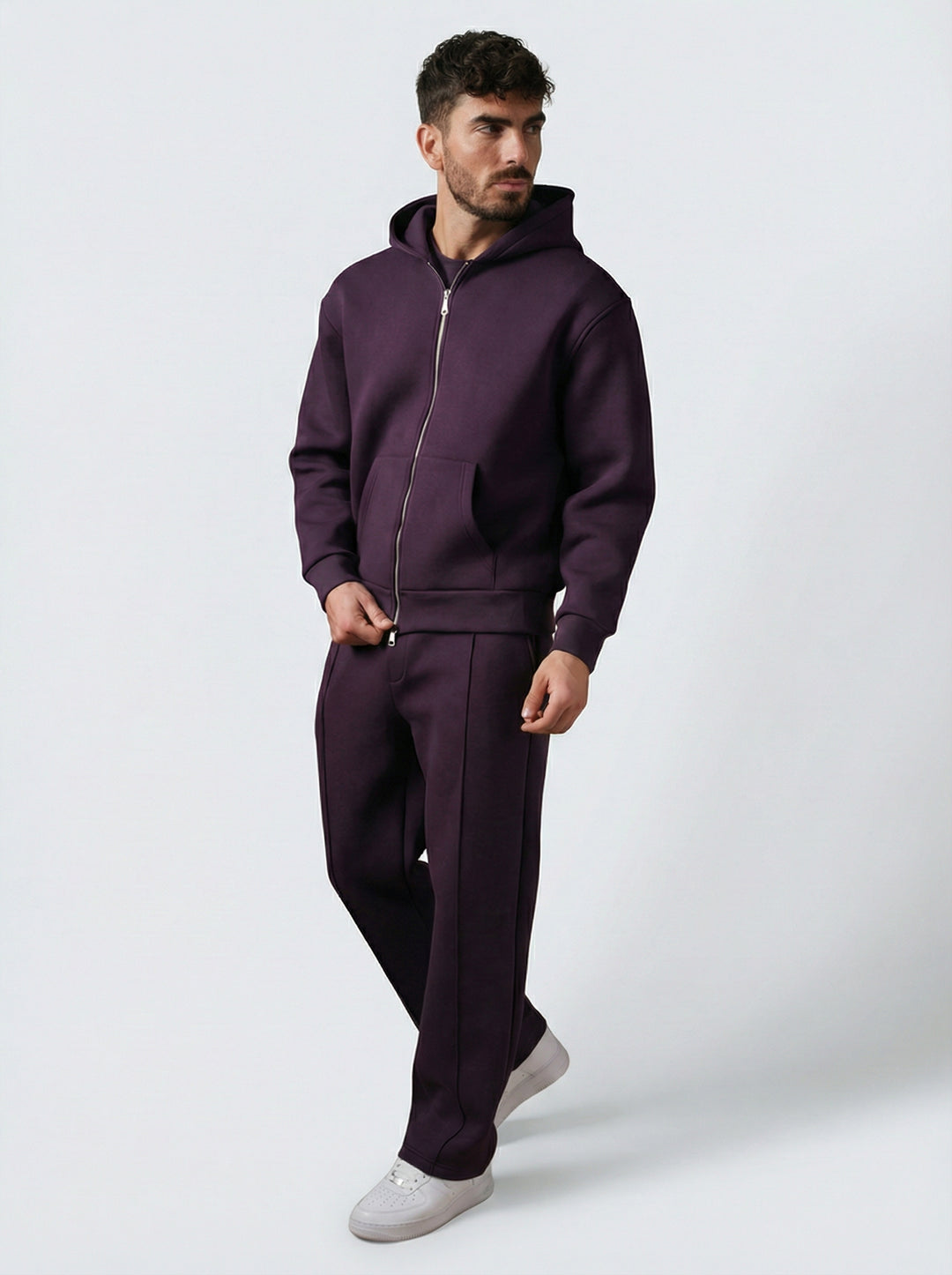 Ensemble chill Zippé - Violet