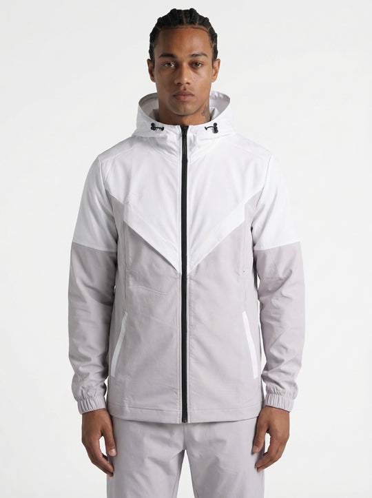 SURVÊTEMENT ALPHA - GRIS/BLANC