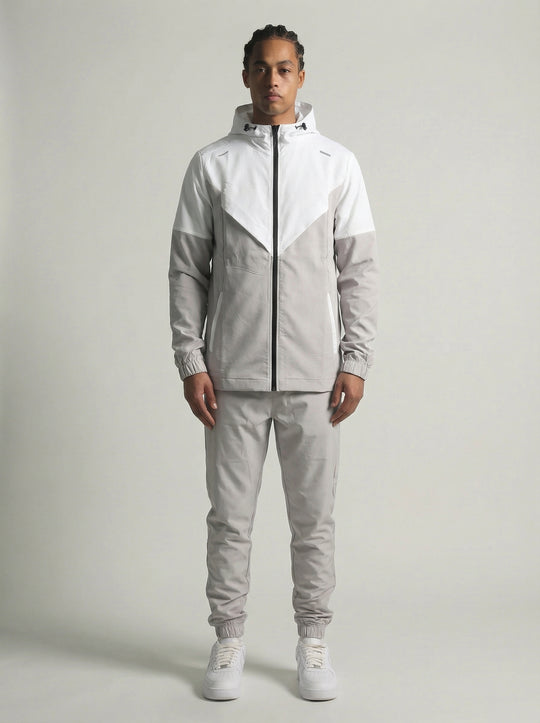 SURVÊTEMENT ALPHA - GRIS/BLANC