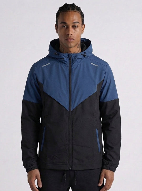 SURVÊTEMENT ALPHA - NOIR/BLEU MARINE