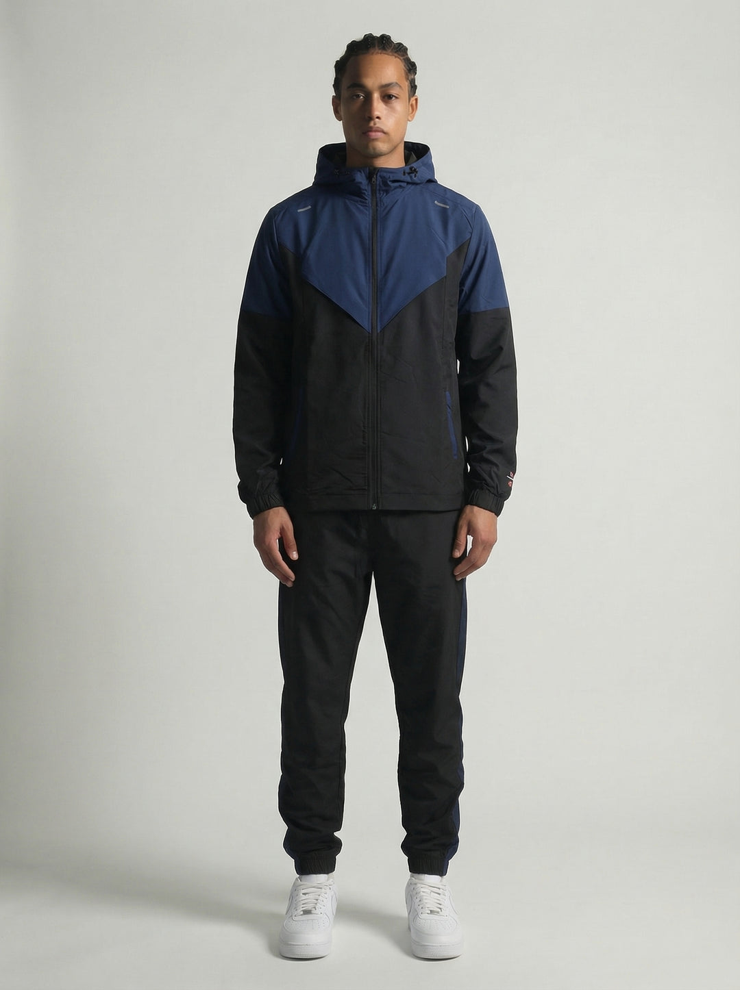 SURVÊTEMENT ALPHA - NOIR/BLEU MARINE