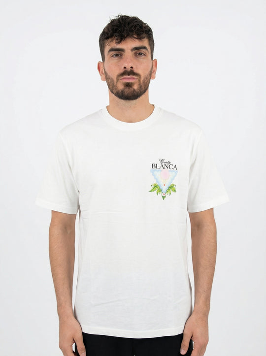 T-shirt Homme Costa Blanca – Blanc