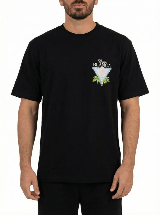 T-shirt Homme Costa Blanca – Noir