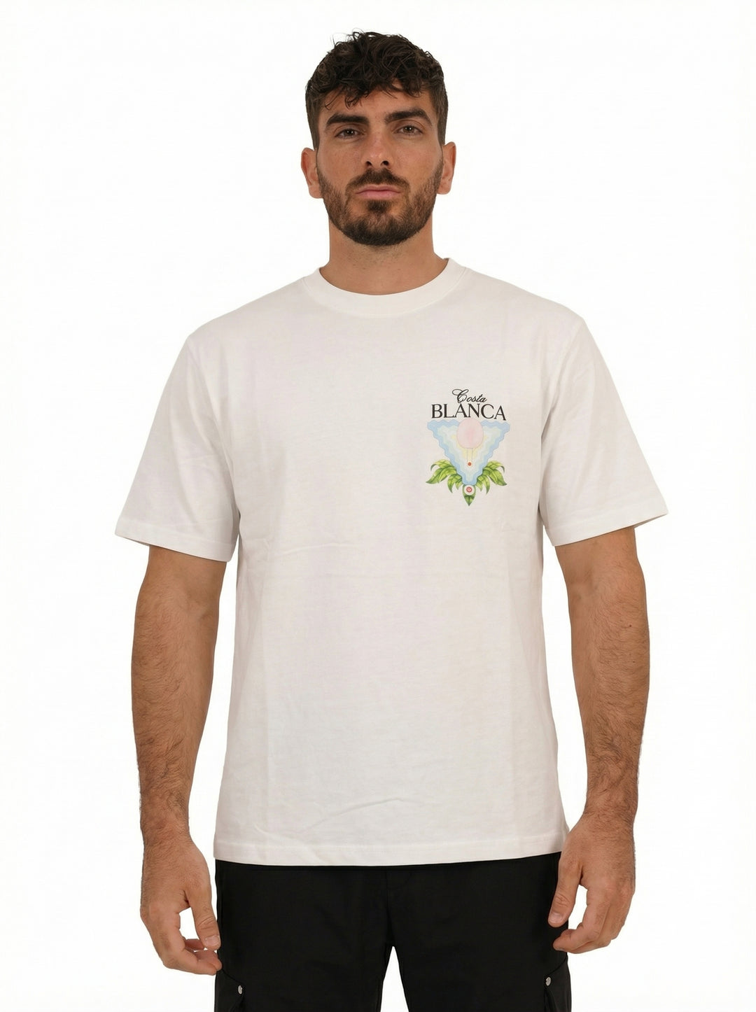 T-shirt Homme Costa Blanca – Blanc