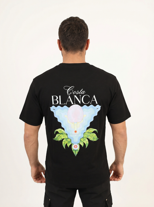 T-shirt Homme Costa Blanca – Noir