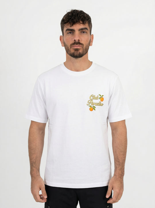 T-shirt Homme Club Paradiso – Blanc