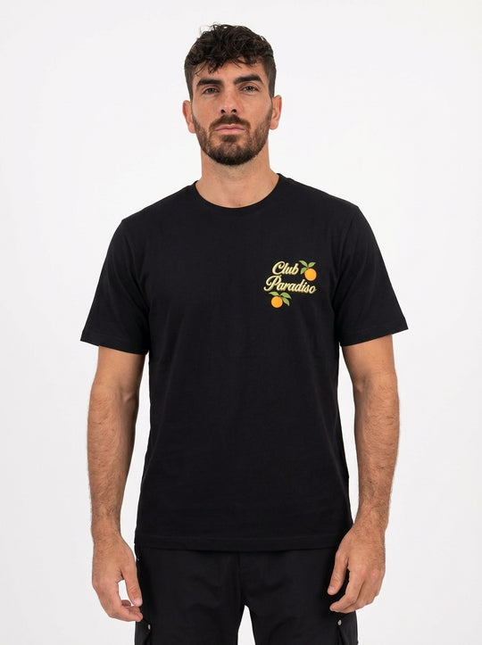 T-shirt Homme Club Paradiso – Noir