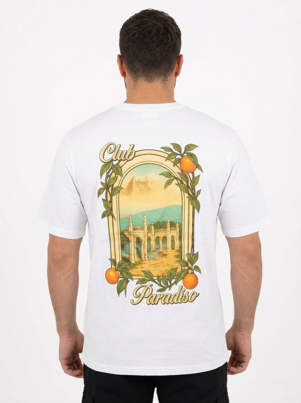 T-shirt Homme Club Paradiso – Blanc