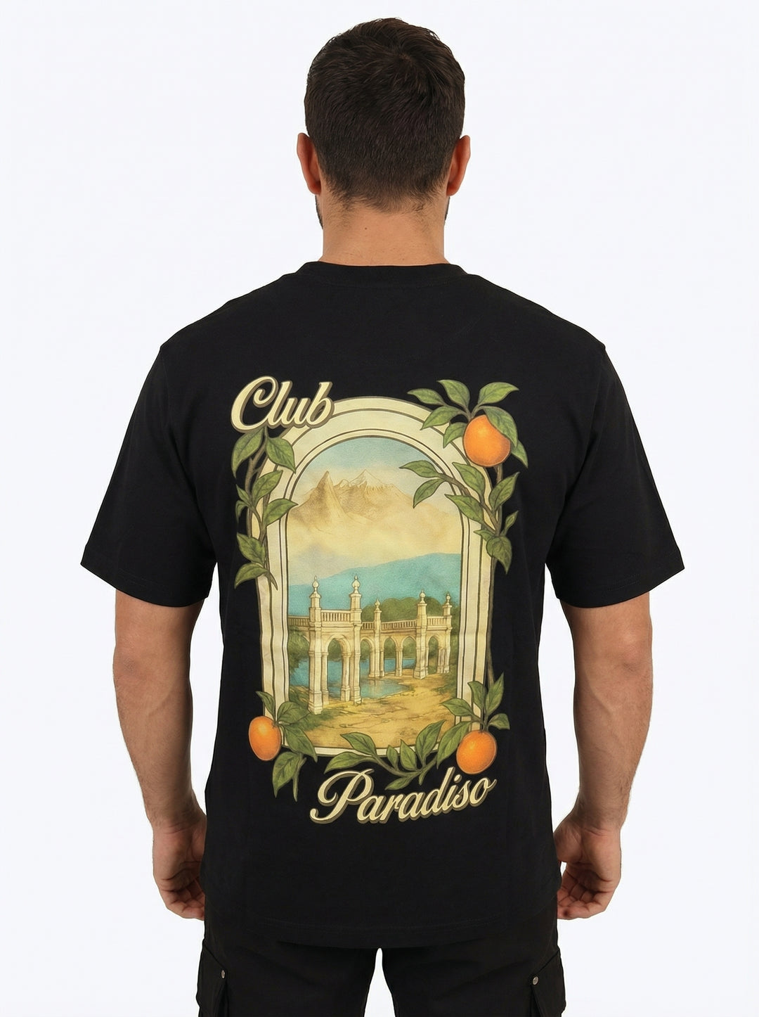 T-shirt Homme Club Paradiso – Noir