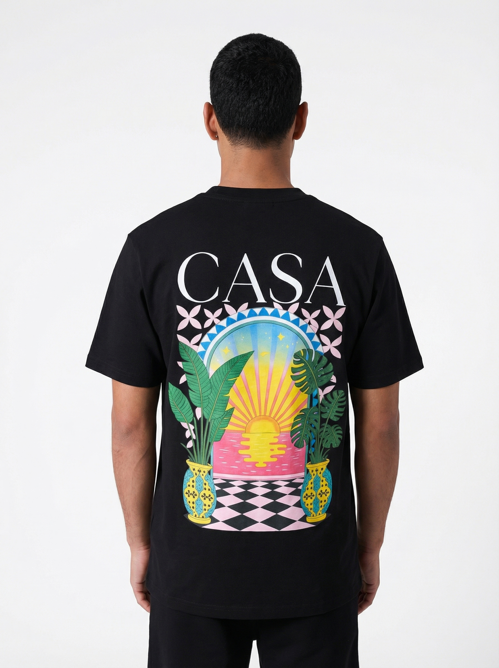 T-shirt Homme CASA Sunset - Noir