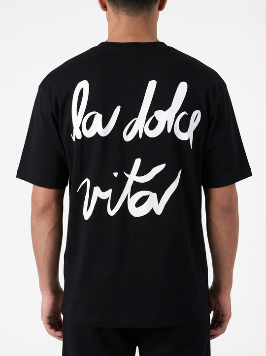 T-shirt Homme La Dolce Vita - Noir
