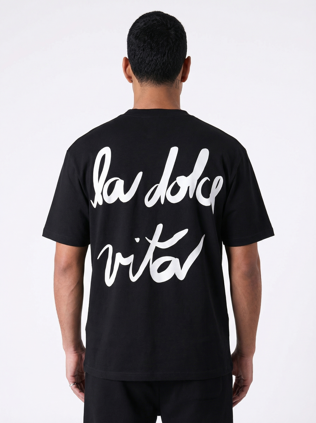 T-shirt Homme La Dolce Vita - Noir