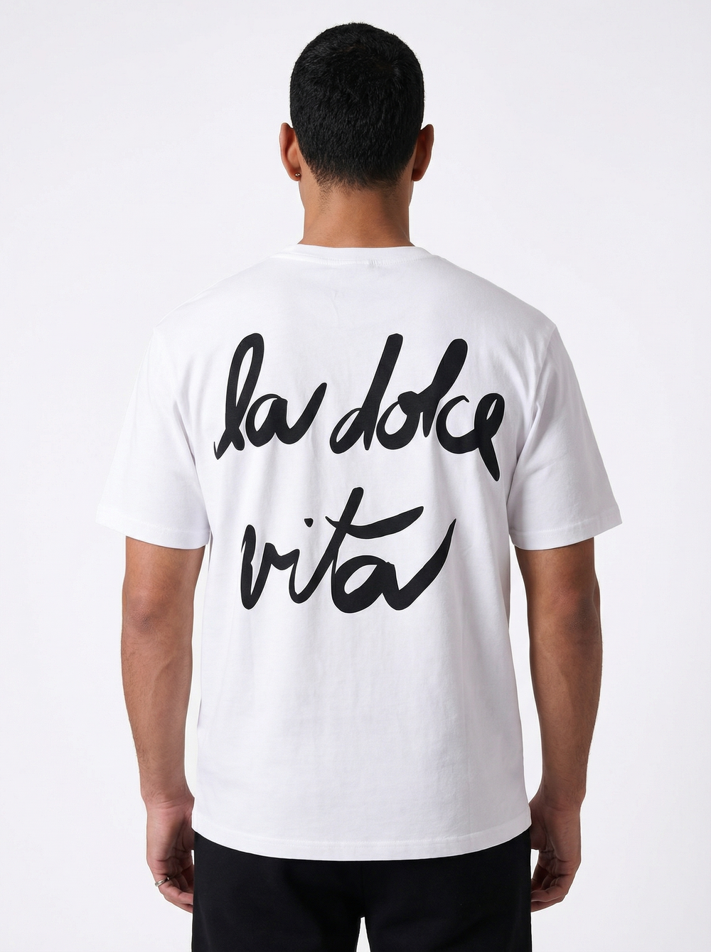 T-shirt Homme La Dolce Vita - Blanc