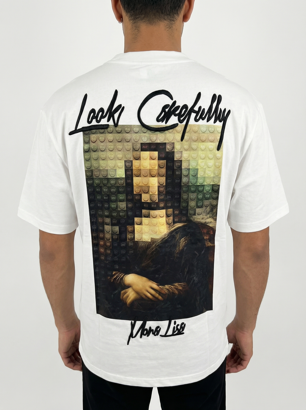 T-shirt Homme Mona Lisa - Blanc