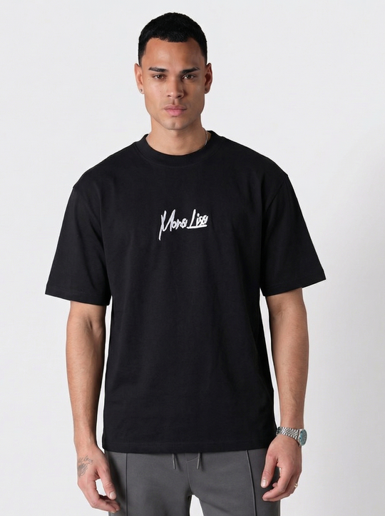 T-shirt Homme Mona Lisa - noir