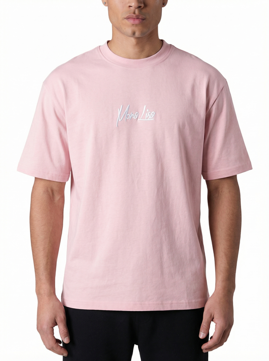 T-shirt Homme Mona Lisa - rose