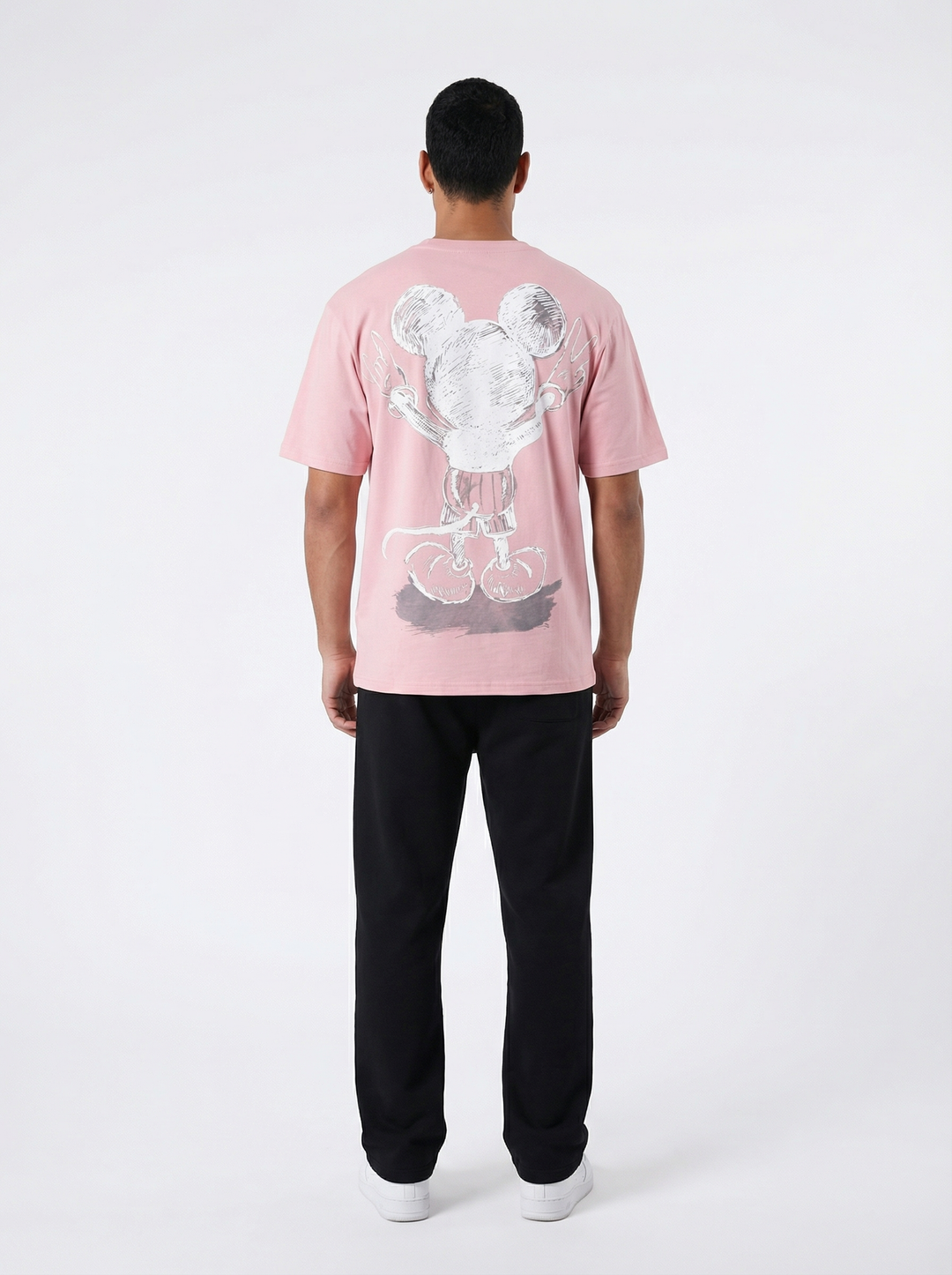 T-shirt Homme Usual Suspect - Rose