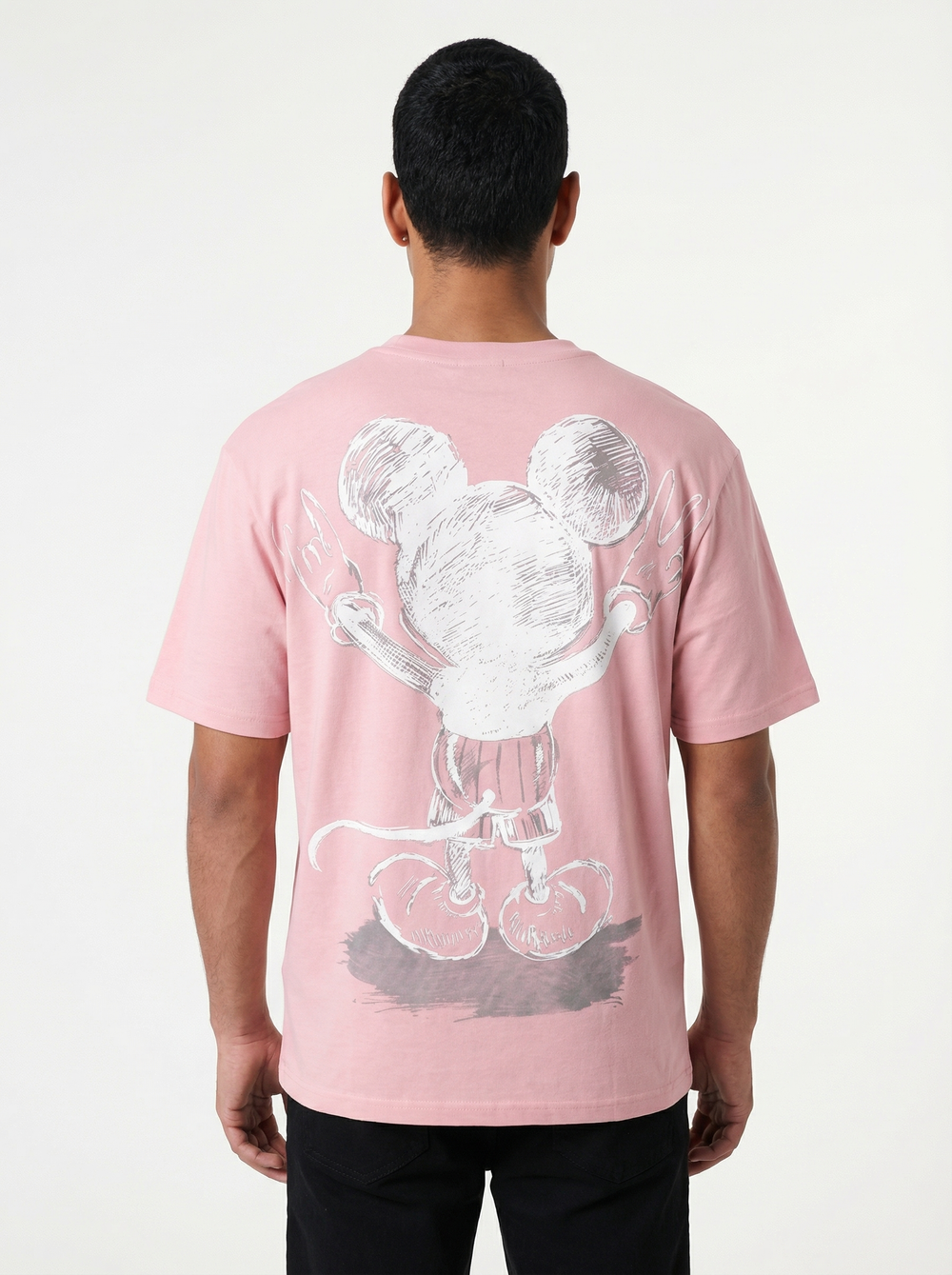 T-shirt Homme Usual Suspect - Rose