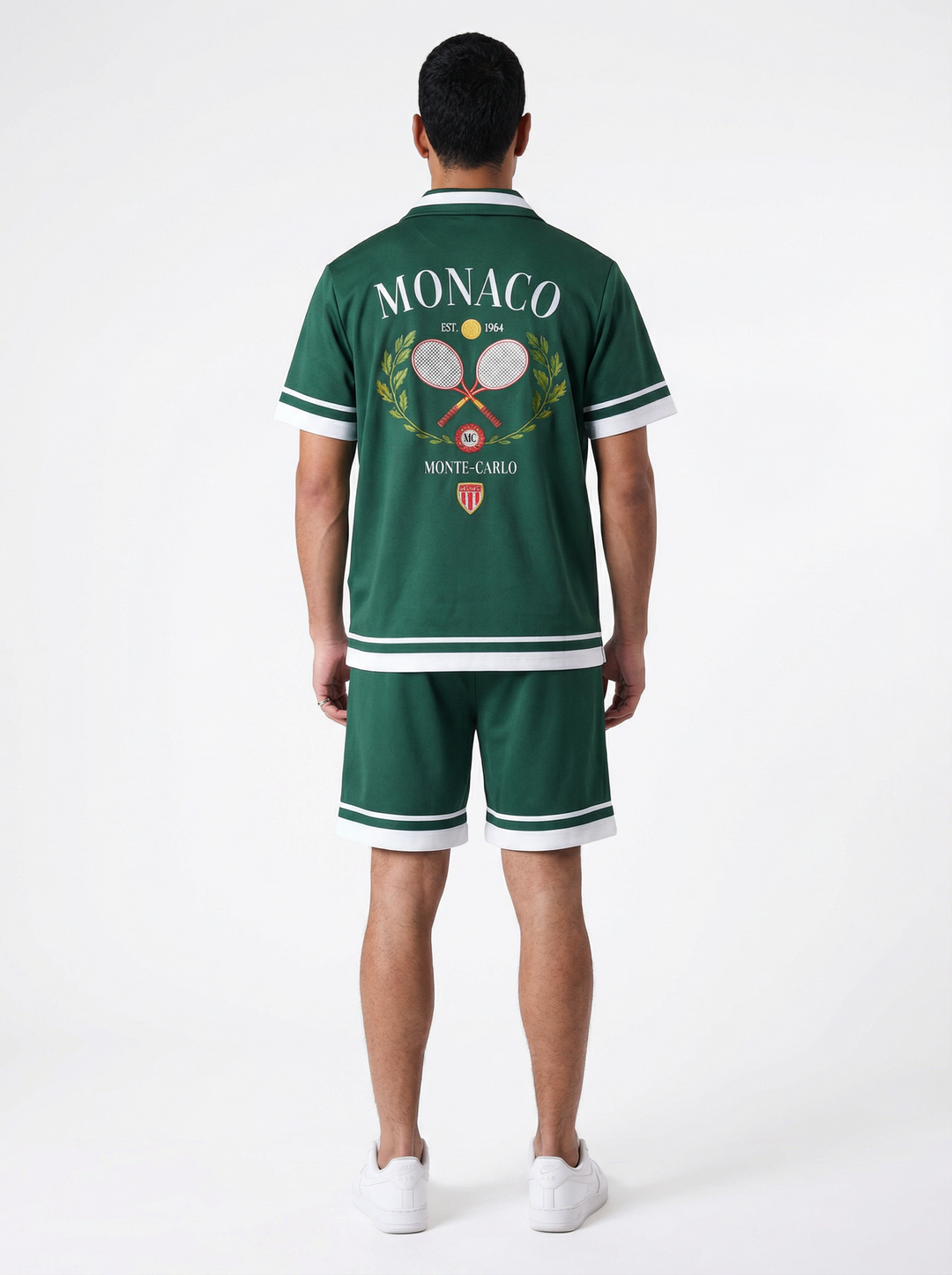 Ensemble Homme Monaco Tennis - Vert