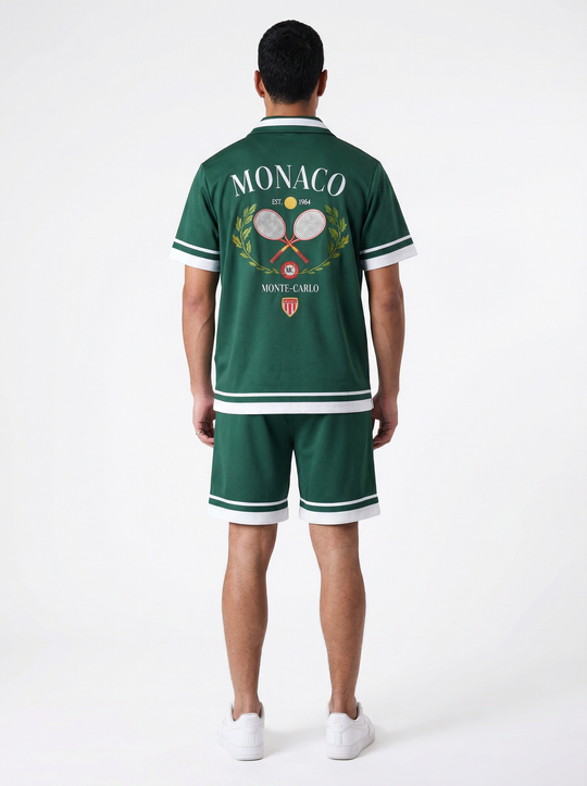 Ensemble Homme Monaco Tennis - Vert