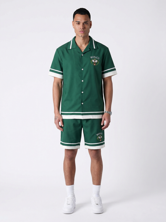 Ensemble Homme Monaco Tennis - Vert