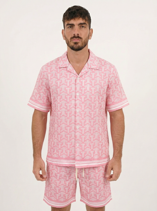 Ensemble Homme Monogram Signature - rose
