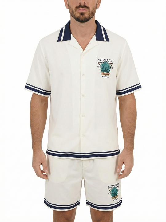 Ensemble Homme Été Monaco - Blanc