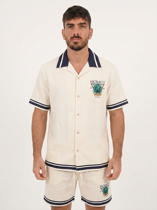 Ensemble Homme Été Monaco - Blanc