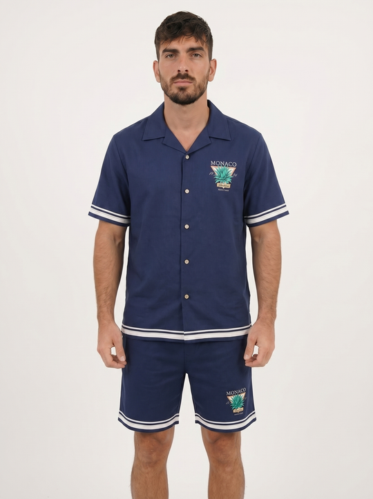 Ensemble Homme Été Monaco - Bleu Marine