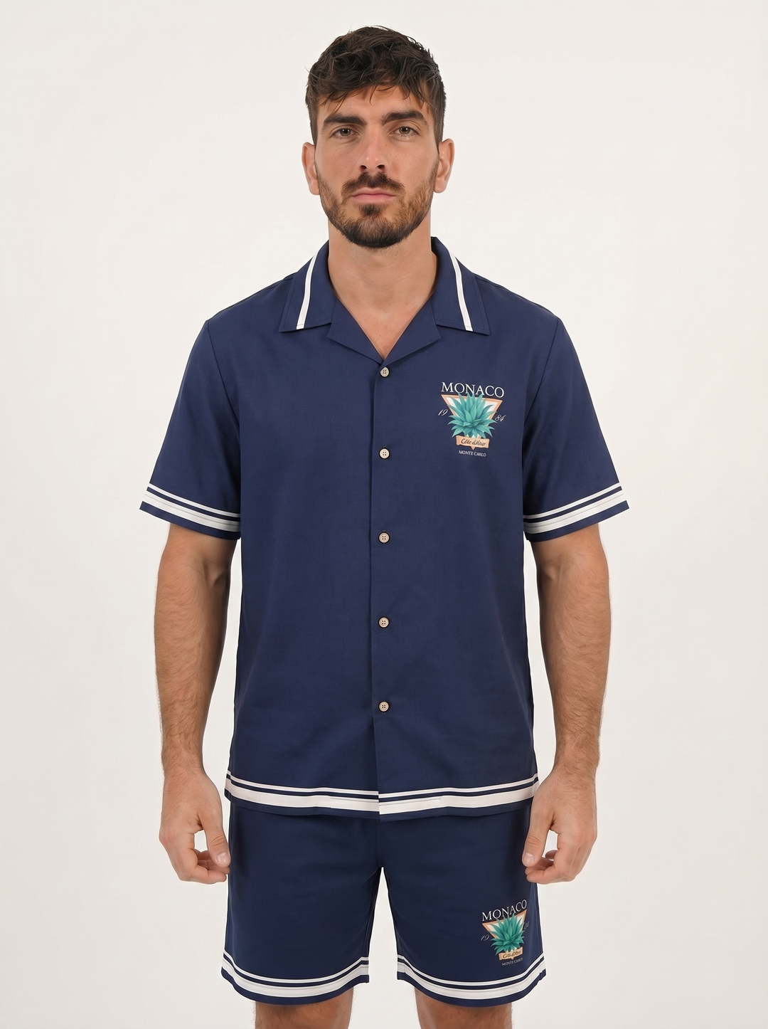 Ensemble Homme Été Monaco - Bleu Marine