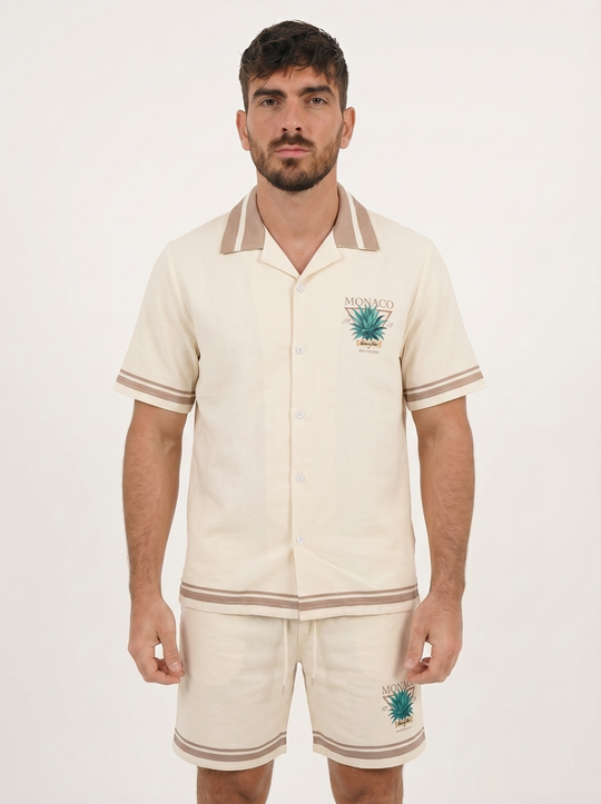 Ensemble Homme Été Monaco - Beige