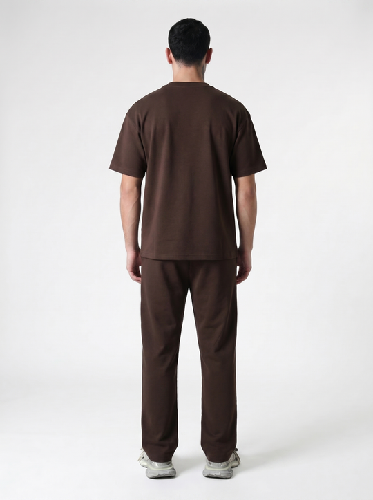 Ensemble T-shirt & Pantalon Trèfle - Marron