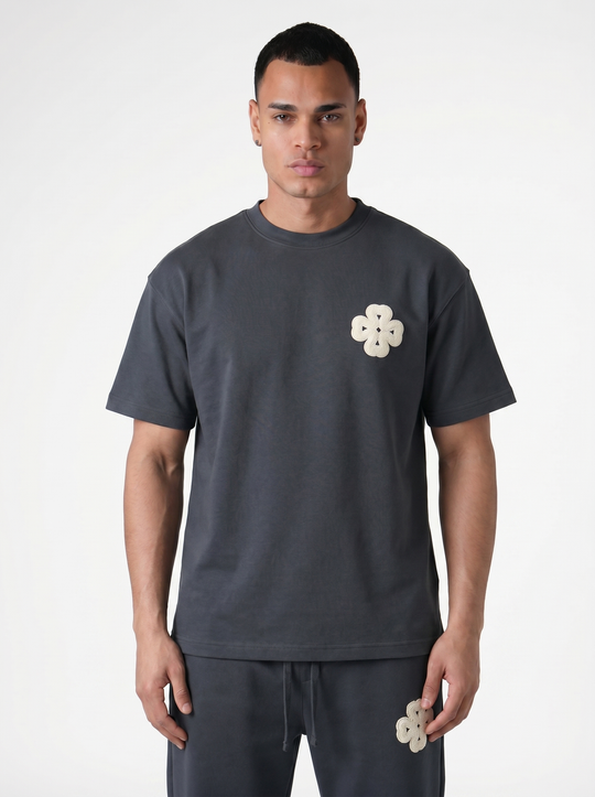 Ensemble T-shirt & Pantalon Trèfle - Anthracite
