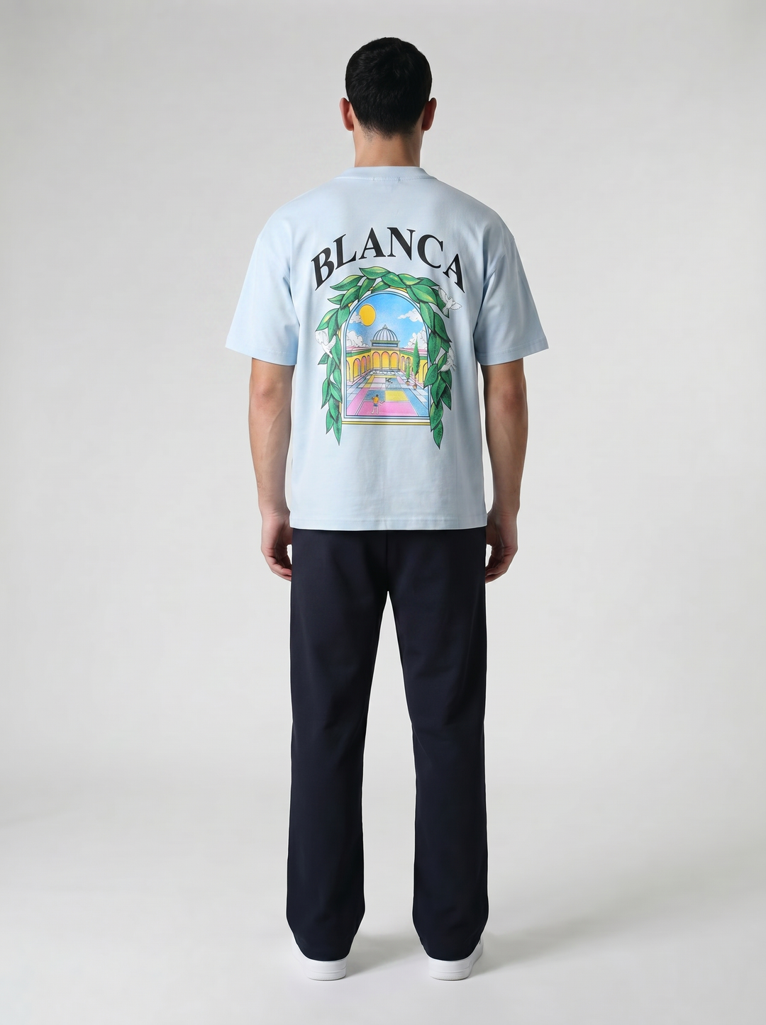 T-shirt BLANCA Premium - Bleu