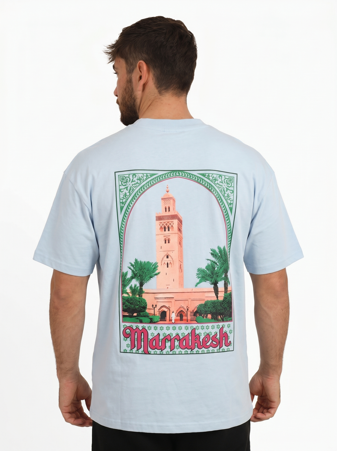 T-shirt Marrakech Oversize - Bleu