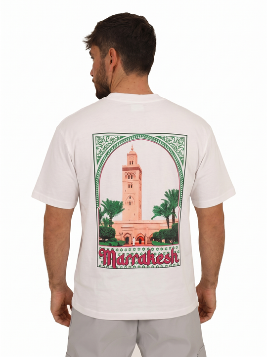 T-shirt Marrakech Oversize - Blanc
