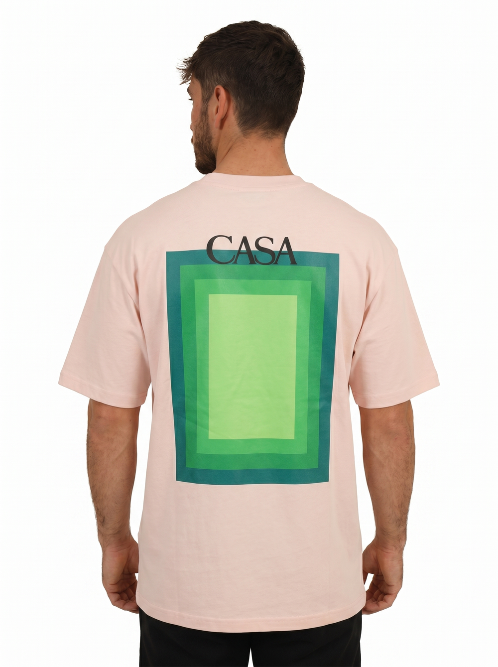 T-shirt CASA Cadre - Rose