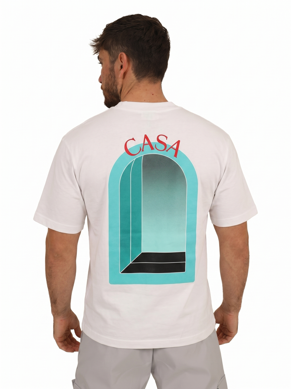 T-shirt CASA Frame - Blanc