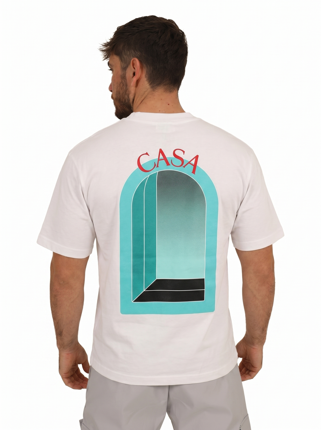 T-shirt CASA Frame - Blanc