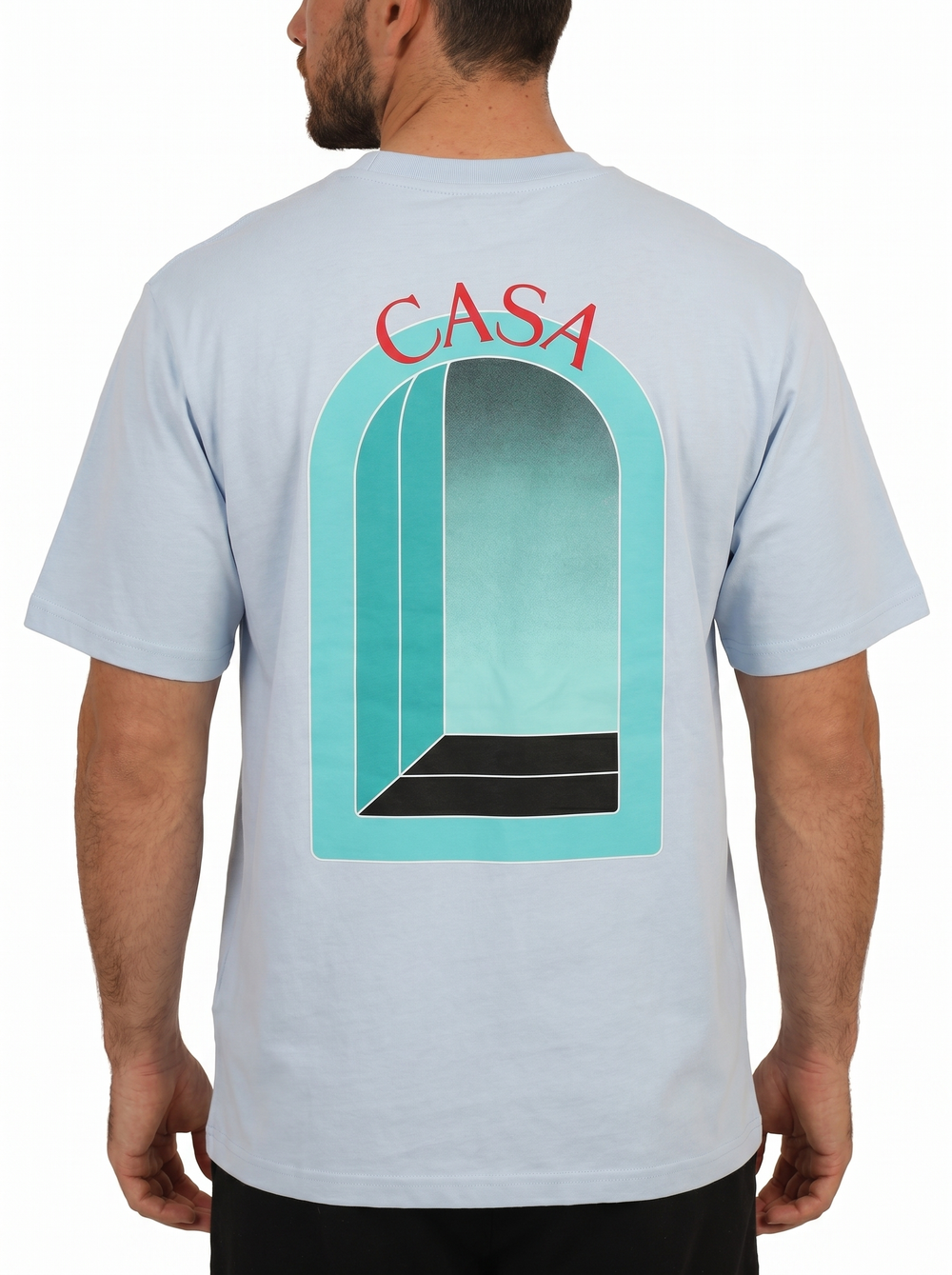 T-shirt CASA Frame - Bleu
