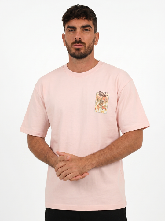 T-shirt Desert Odyssey Oversize - Rose