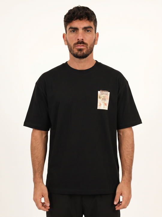 T-shirt Desert Odyssey Oversize - Noir