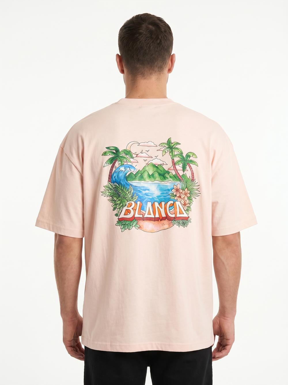 T-shirt BLANCA Tropical Escape - Rose