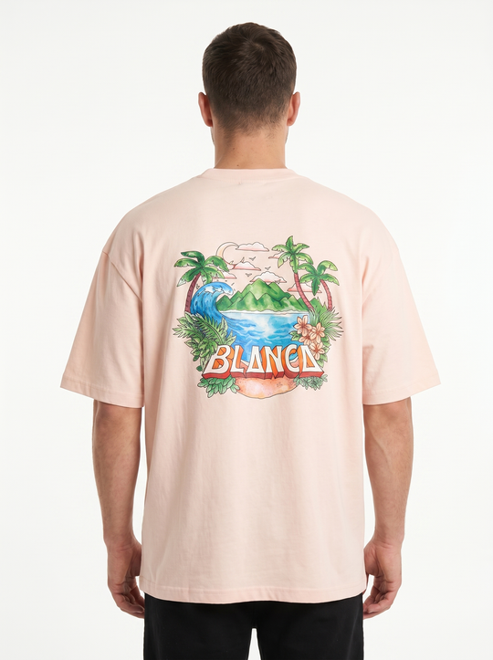 T-shirt BLANCA Tropical Escape - Rose