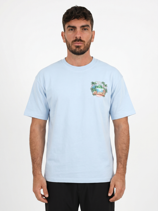T-shirt BLANCA Tropical Escape - Bleu